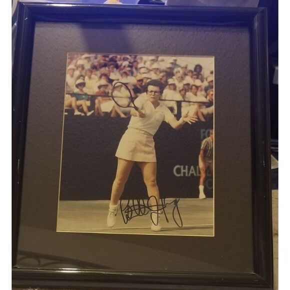 Billie Jean King autograph photo - Picture 3 of 3